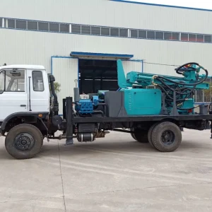 300m Deep Drilling Rig Hydraulic Down-Hole Drilling Truck Hanging Oil Drilling Equipment Machine