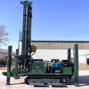 China Cheap Oil Rotary Crawler Portable Geotechnical Borehole Deep Water Well Mine Drilling Rig Machine Price for Air Compressor