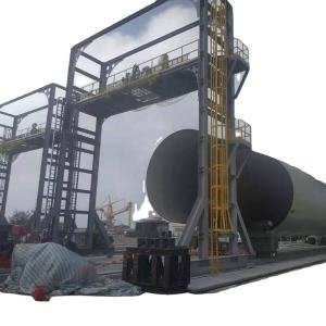 Top quality onshore wind tower equipment welding turning roll machine