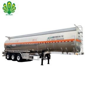 45000 liters Aluminium petrol tanker semi trailer oil fuel tanks truck semi trailer for sale