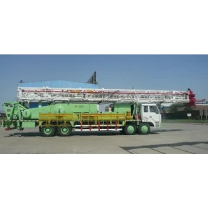 Oilfield Equipment Truck-Mounted API Xj350 Oil Drilling Rig Machine with Diesel Engine